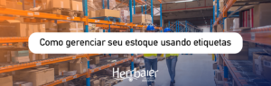 Etiqueta para Gerenciar estoque